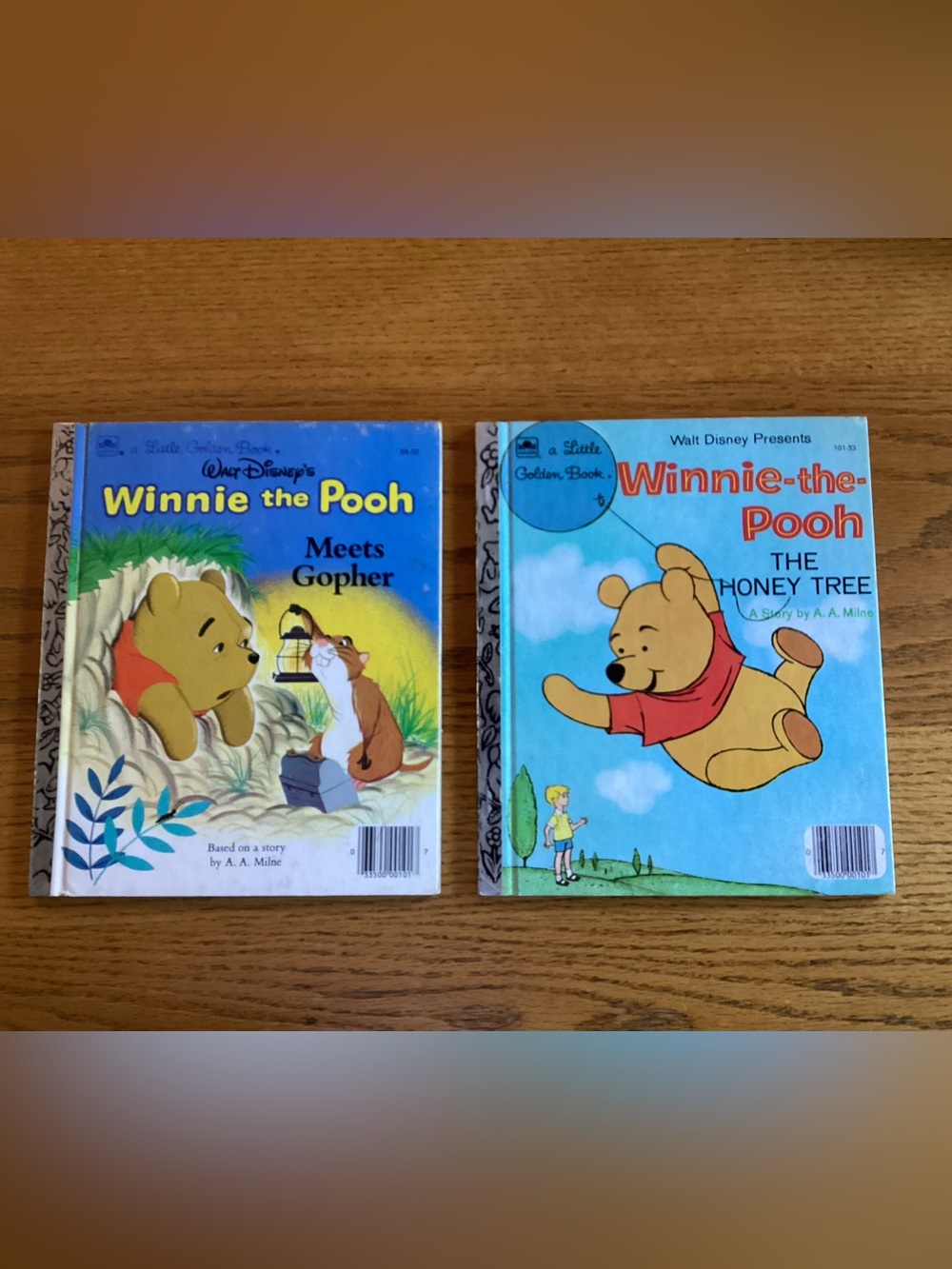 2 Winnie the Pooh Golden Books Like New!